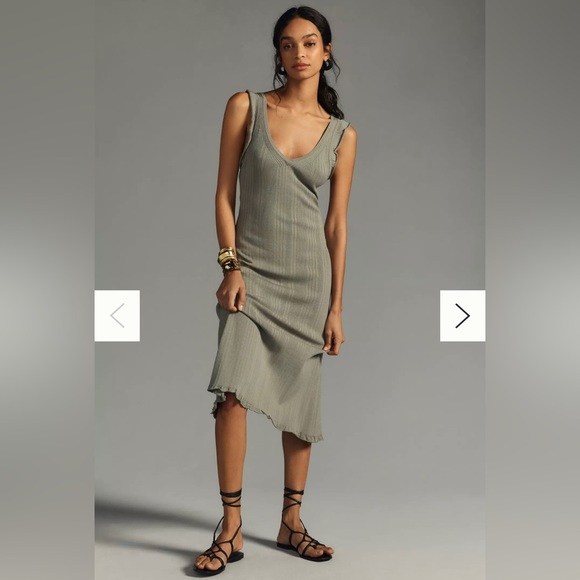Anthropologie Dresses & Skirts - NWT Anthropologie/Daily Practice Ribbed Sweater Midi Dress, Size L